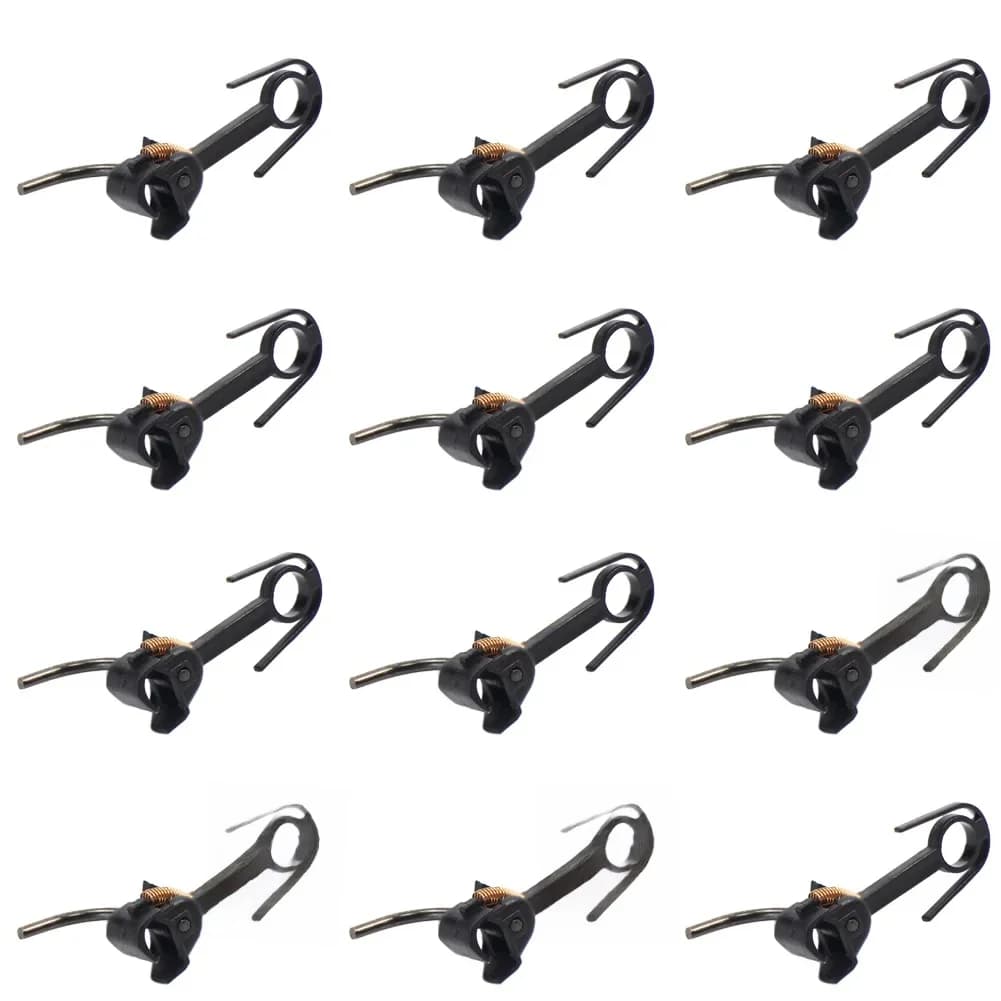 Evemodel 12pcs 00-Scale 1:87 Knuckle Couplers avec Ressort 17mm 20mm E-Z Magnétique Chemin de Fer Accouplement user ins 0787
