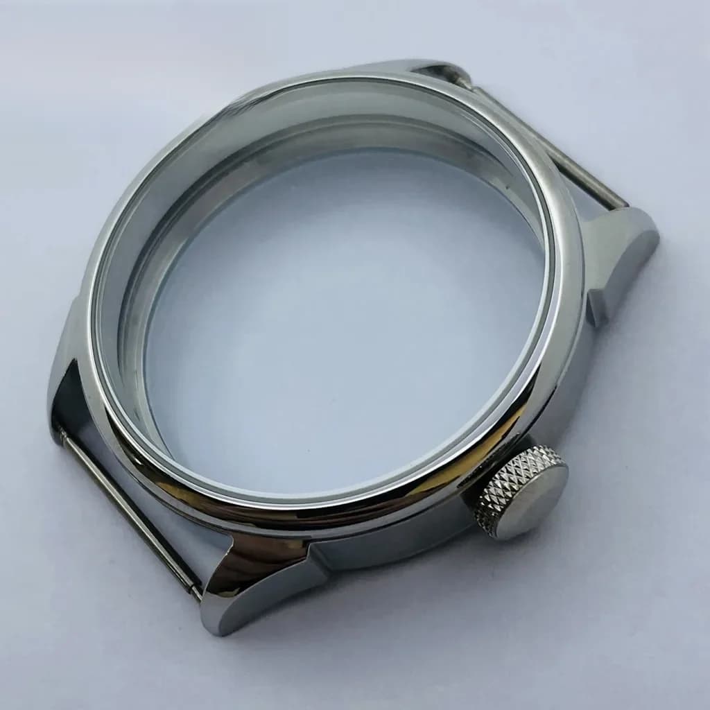 Miuksi – boîtier en acier inoxydable argenté de 42mm, adapté au mouvement de la série ETA 6497 6498 ST3600 ST3620 ST36