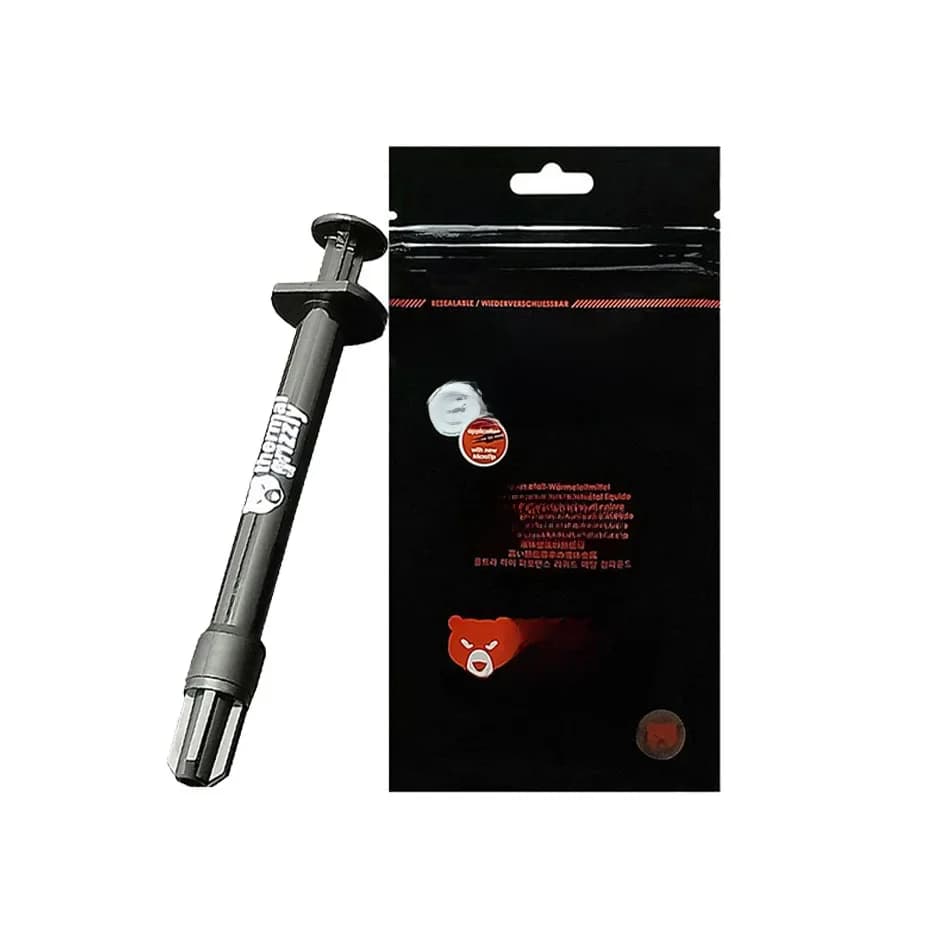 Grizzly thermique Conductonaut 1g/5g 73W/MK refroidisseur d'ordinateur processeur AMD Intel graisse thermique liquide pour métaux