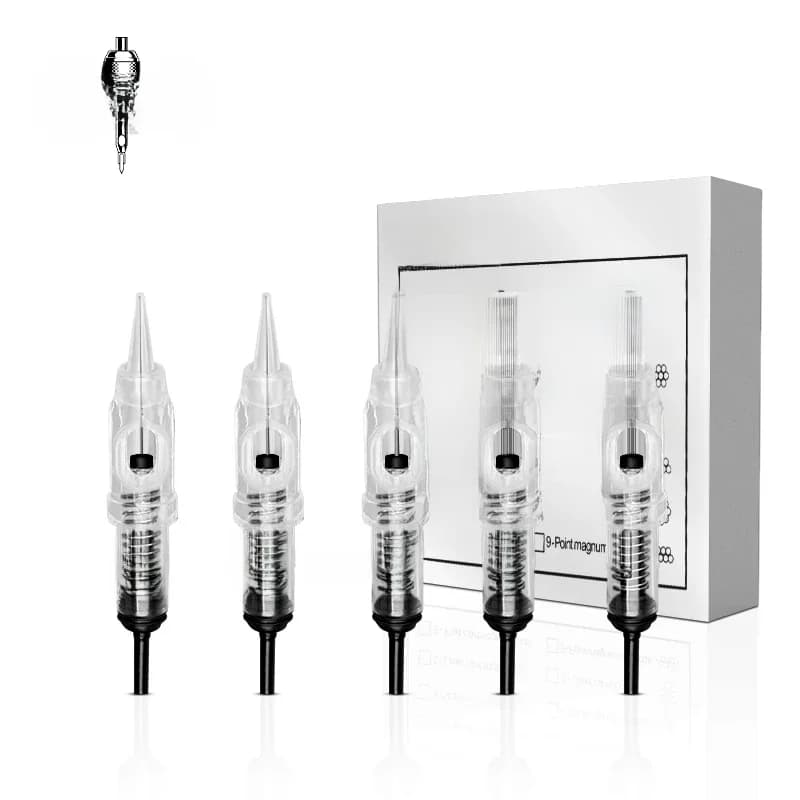 Aiguilles jetables de tatouage de sourcils 1R 3R 5R 5F 7F aiguilles stérilisées de cartouche de maquillage Permanent de Microblading