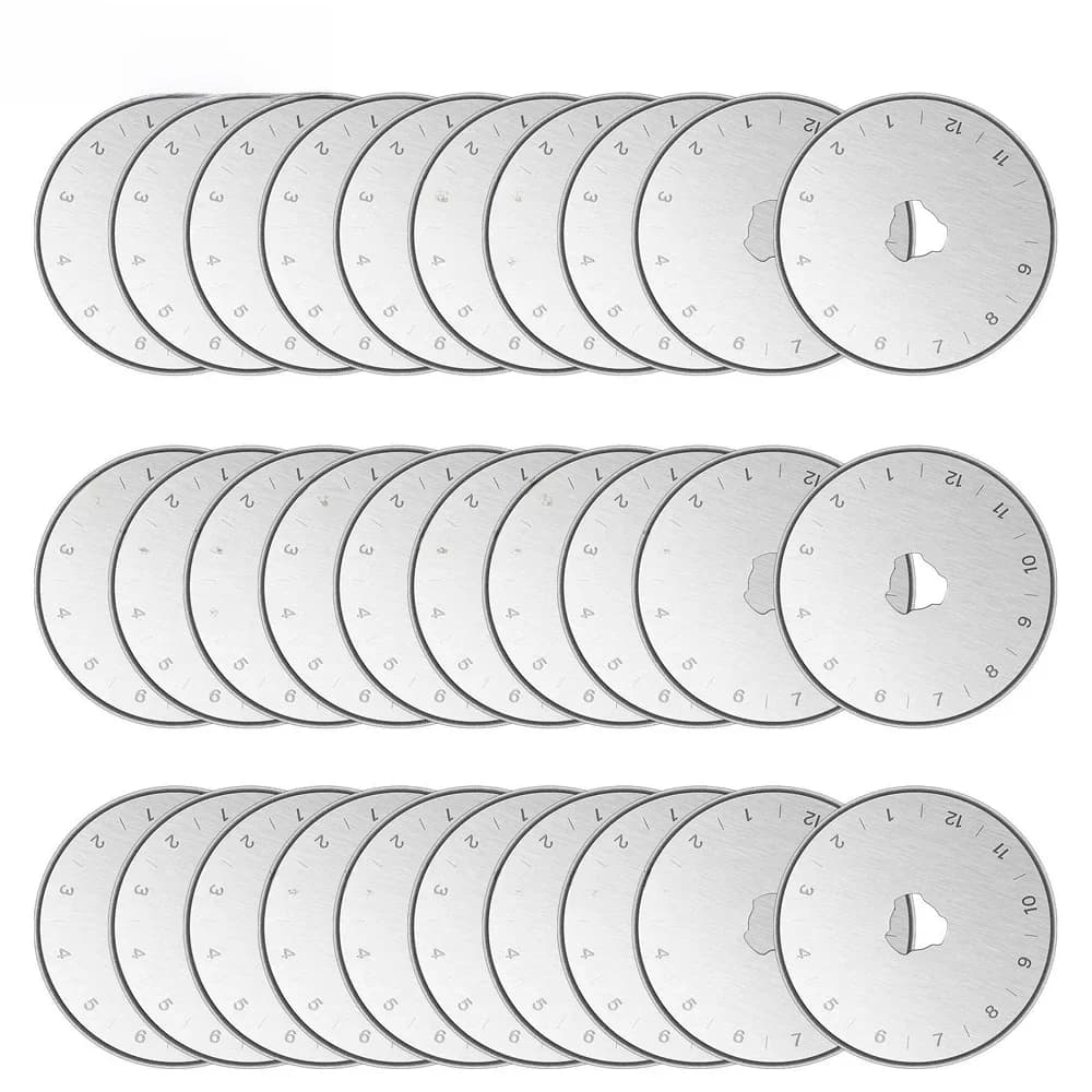 Lame de coupe rotative de 45mm, 10/5 pièces, lames rondes pour Quilting, lame de coupe rotative de remplacement pour tissu Quilting, artisanat de couture