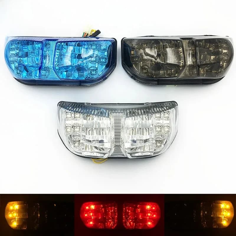 Feu de moto pour Yamaha FZ8 FZ8 Fazer FZ1 N FZ1 Fazer feu arrière LED modifié feu de freinage de moto avec clignotant LED