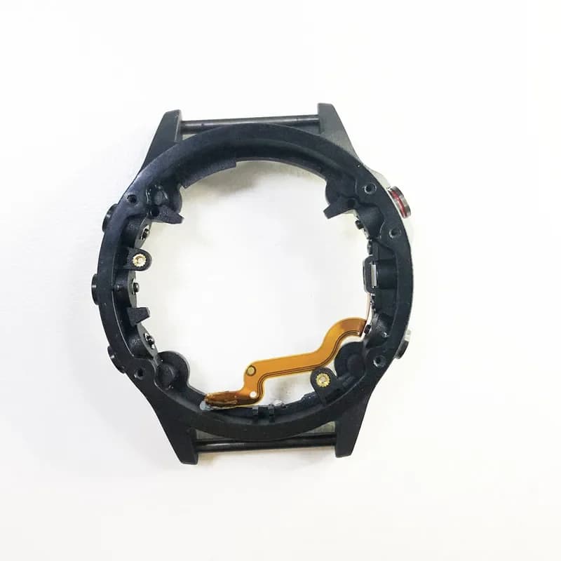 Cadre central sans joint en caoutchouc étanche pour Garmin Fenix 5, cadre arrière avec boutons, pièce de rechange pour montre connectée sportive