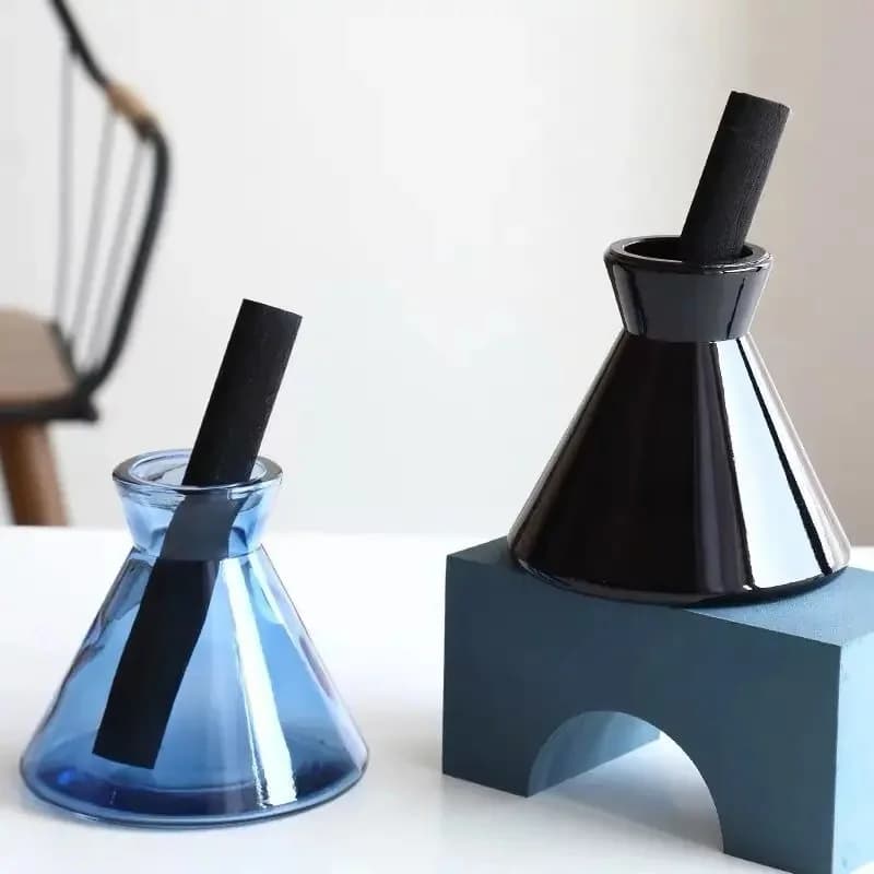 Bouteille diffuseur d'arôme vide réutilisable de 200ml, bouteille de parfum purifiante d'air pour chambre à coucher, bureau, salon, stockage d'huile essentielle