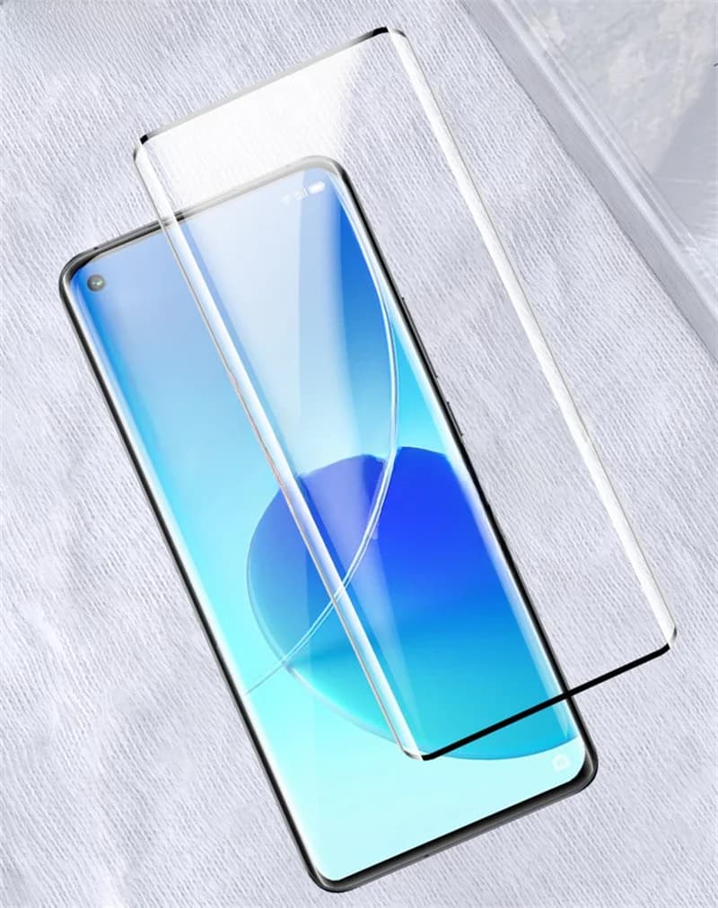 Verre trempé à bord incurvé 3D pour Oppo Reno 6 Pro protecteur d'écran pour Oppo Reno 6 Pro verre pour Oppo Reno 6 Pro Plus 6Pro + 5G