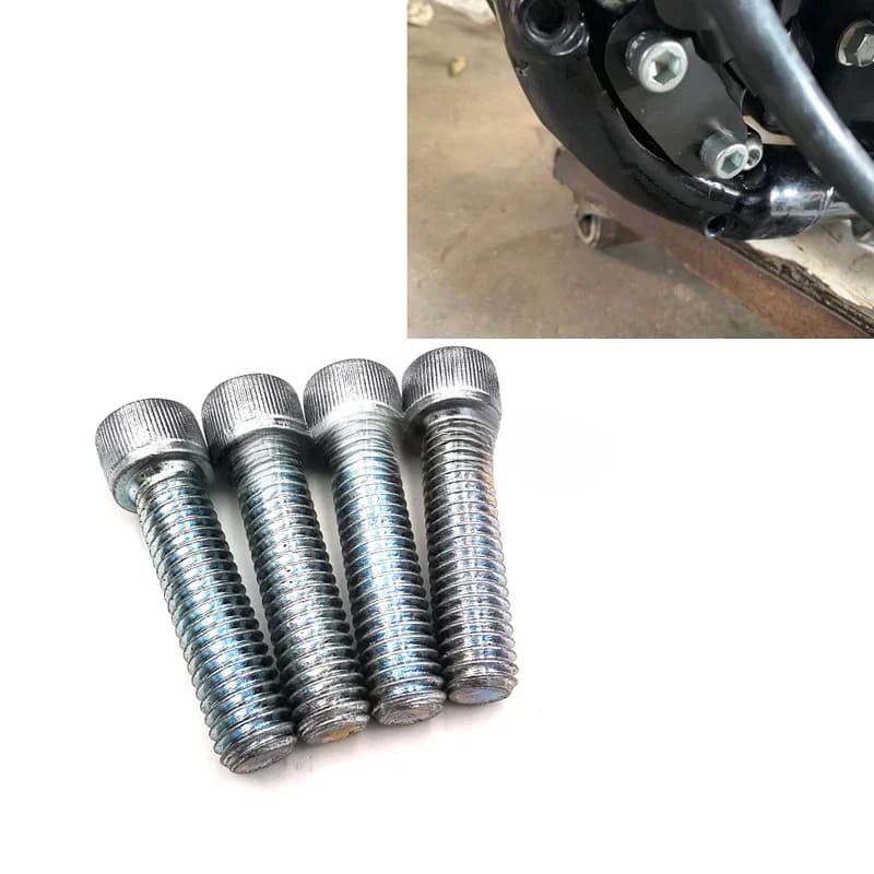 Repose-pieds à vis pour moto Harley Sportster XL883, XL1200, 48, 72, 2004-2013