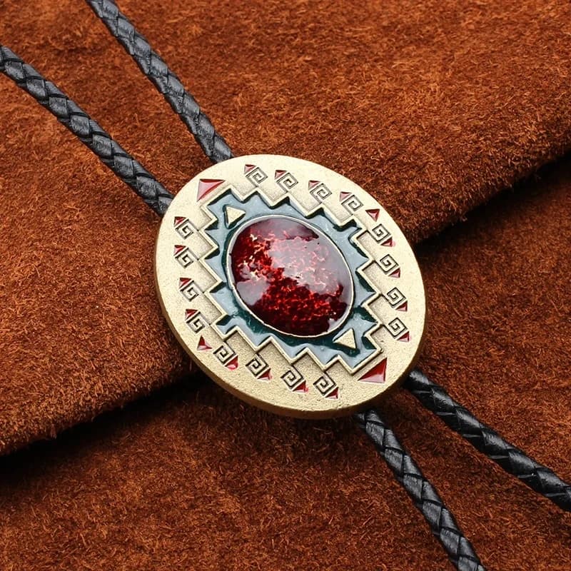 Nouveau cravate bolo Totem Western Cowboy