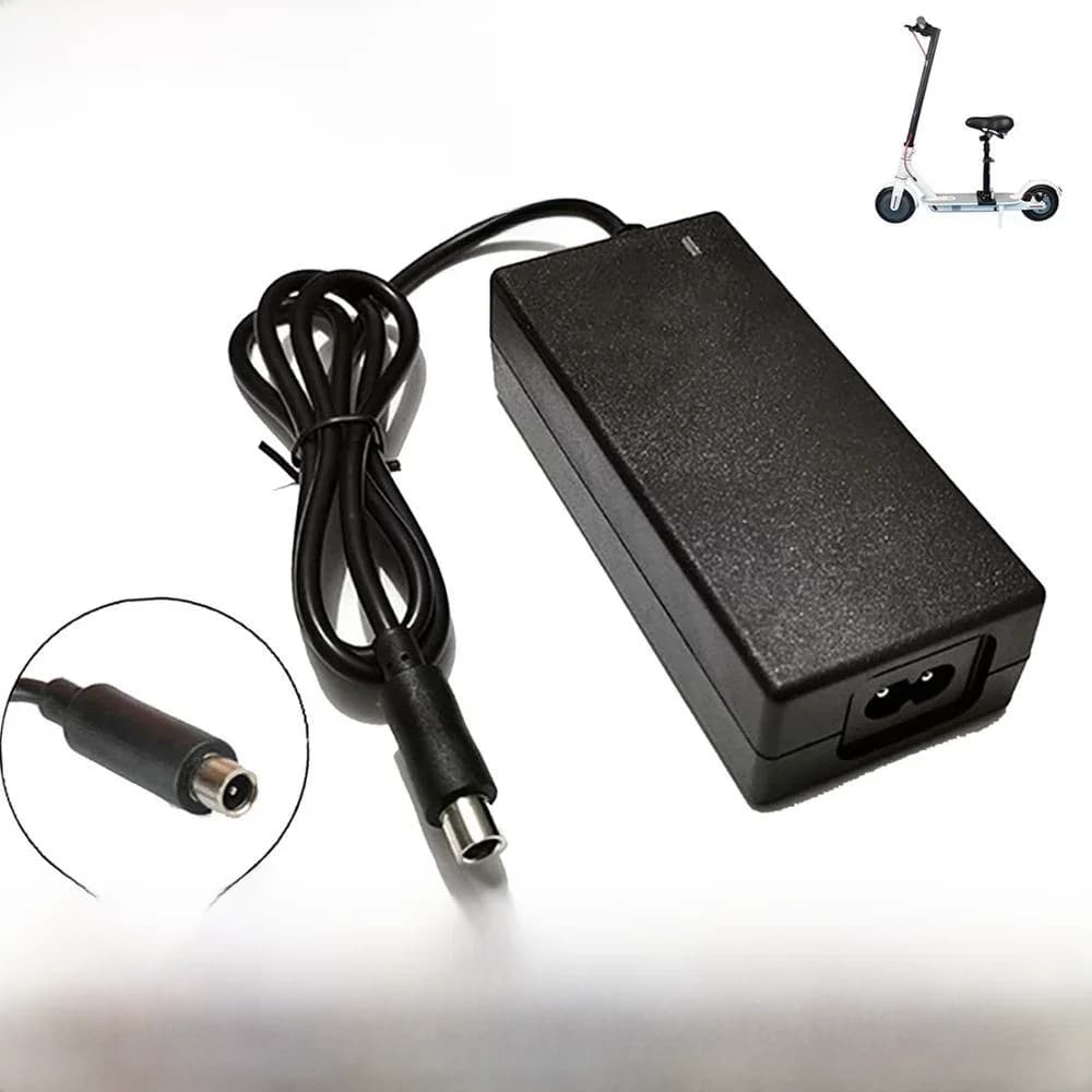 Chargeur 42V 1.5A, adaptateur d'alimentation pour batterie Li-ion 36V avec connecteur RCA8MM