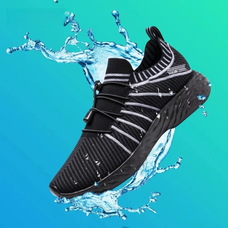 ONEMIX chaussures de course imperméables pour hommes respirant léger femmes formation marche baskets en plein air Trekking chaussures de sport à enfiler