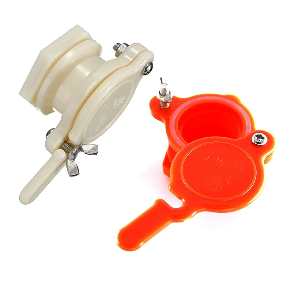 Extracteur de Miel avec Valve à Miel, Bouchon en Plastique, Flux HMarkets, Outils d'Abeilles, Fournitures, 1 Pièce