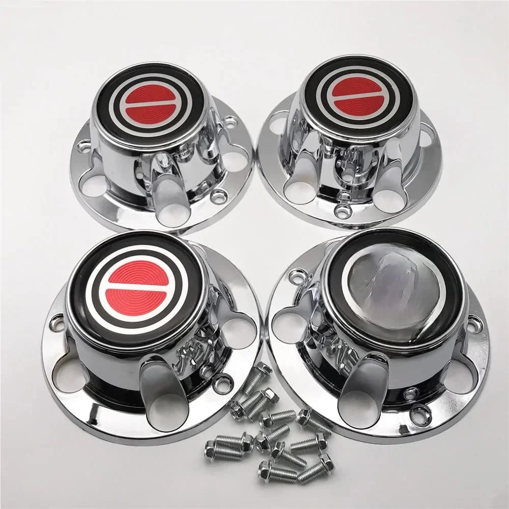 4 pièces ensemble 180mm adapté pour F-150 F150 Bronco Van 1980-1996 voiture camion jante personnalisée moyeu de roue capuchon central enjoliveurs 201782 RD RD