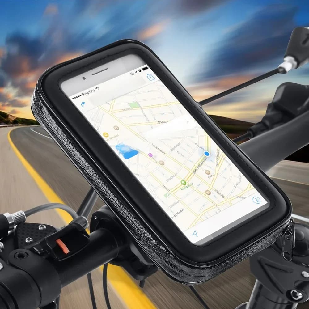 Support de téléphone portable étanche pour vélo, sacoche de guidon de moto pour iPhone 16 17 Pro Max, support de téléphone pour vélo pour Samsung Xiaomi