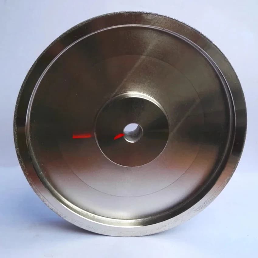 Meule diamantée plate, diamètre 6 pouces, 150mm x 25x12,7mm, pour le polissage du métal et de la pierre, grain 80/180/240/600/800/1000