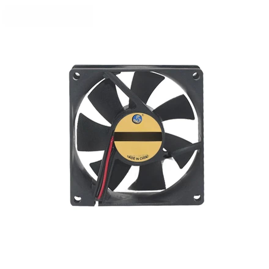 Ventilateur à double roulement à billes DC 8020 5V 12V 24V 80x80x20MM, boîtier CPU, ventilateur de réfrigérateur, ventilateur compresseur avec 2 broches