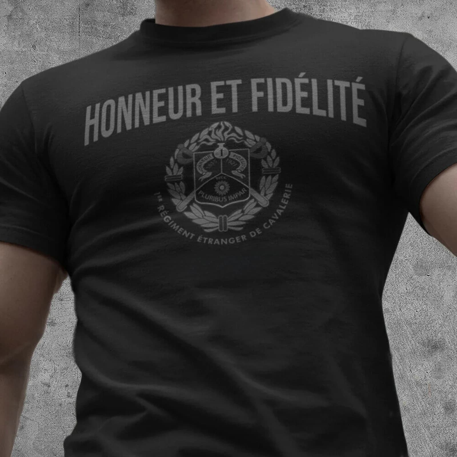 T-shirt avec emblème du régiment de cavalerie, devise de la Légion étrangère française. T-shirt d'été en coton à manches courtes et col rond pour hommes, nouveau S-3XL