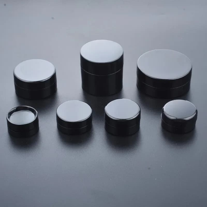 Bocaux à Cosmétiques Transparents en Plastique Africain, Contenant de Maquillage, Flacons de Gratitude, Pots d'Échdébordde Crème pour le Visage, Boîte de Gel, 1/2/3/5/10/20g, 100 Pièces/Lot