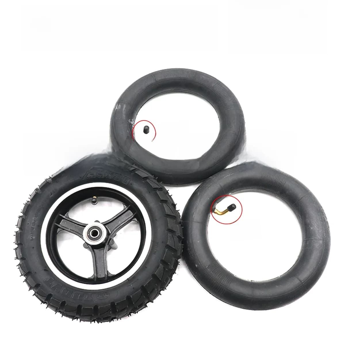 Pneu extérieur et chambre à air TUOVT 10x3 pouces pour trottinette électrique Kugoo M4 Pro 255x80 Tout-terrain 10 pouces 255 * 80