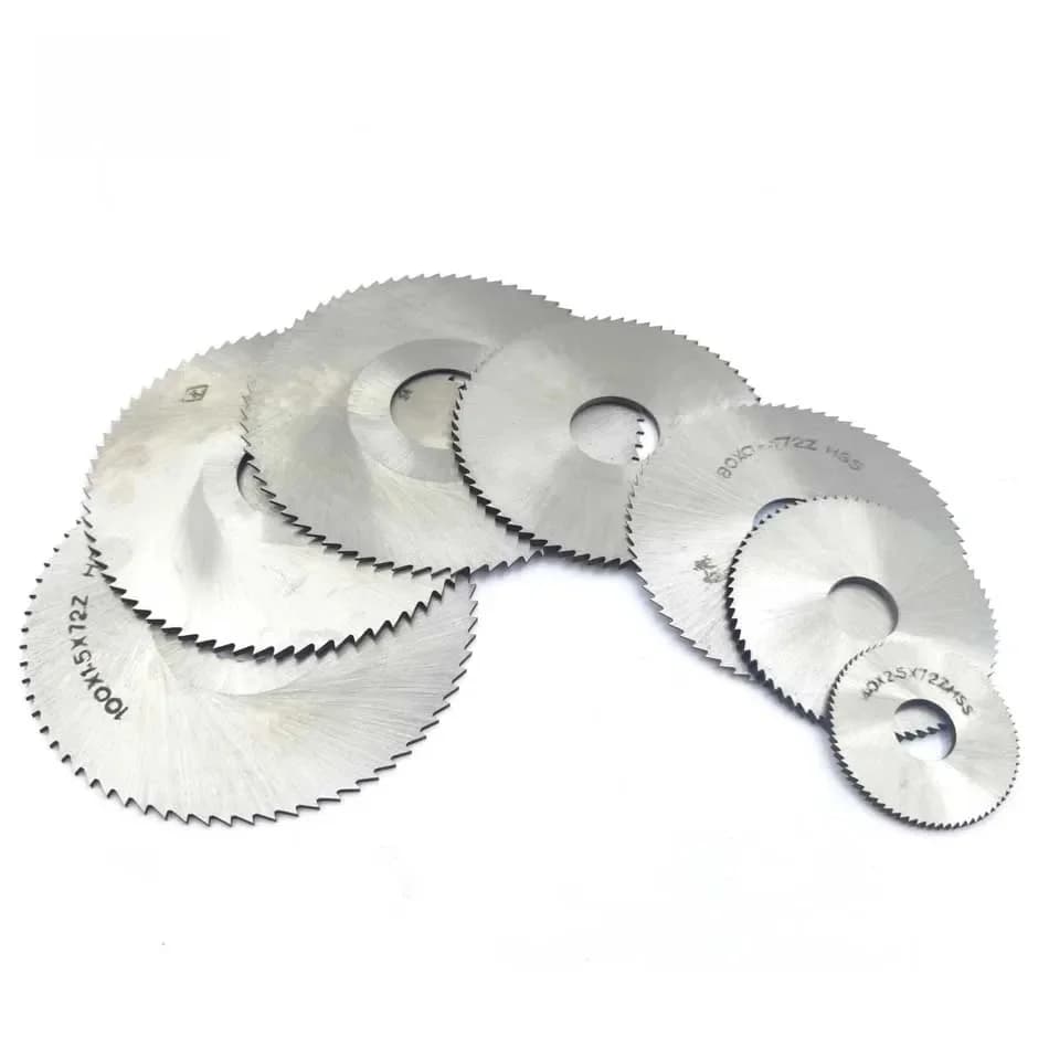Lame de scie circulaire HSS 40 60 75 80 100 110 125 150 160 200mm, fraise en dents de scie HSS, accessoires pour outils électriques, disque de coupe
