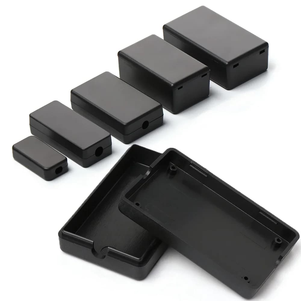 Boîte de projet électronique de qualité supérieure, 22 tailles, couvercle étanche en plastique ABS, boîtier d'instruments, boîtes de boîtier 8 tailles