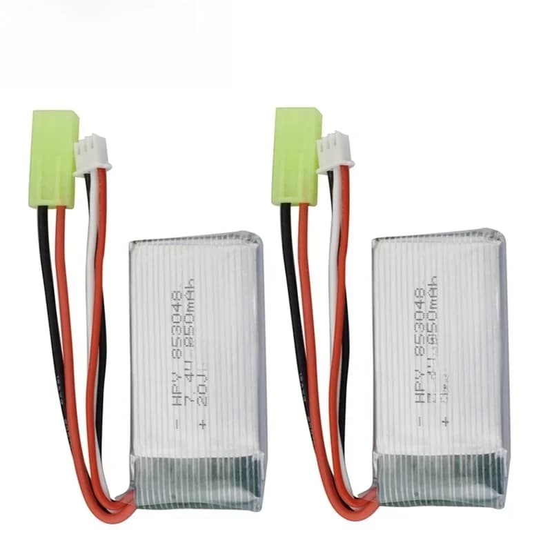Batterie Lipo 7.4V 850mah pour voiture RC tout-terrain haute vitesse 4WD télécommandée 2.4G 1:18, modèles 9300 9301E 9302E 9303E 9034E 9305E