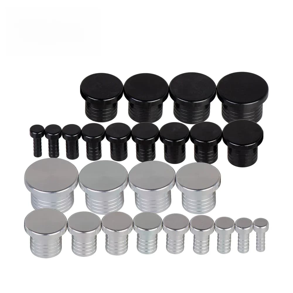 Bouchon d'obturation de tuyau en silicone, soupape de soufflage, bouchon d'infraction en alliage, 8mm-32mm, 8mm, 10mm, 12mm, 14mm, 16mm, 18mm, 20mm, 22mm, 28mm, 30mm, 32mm