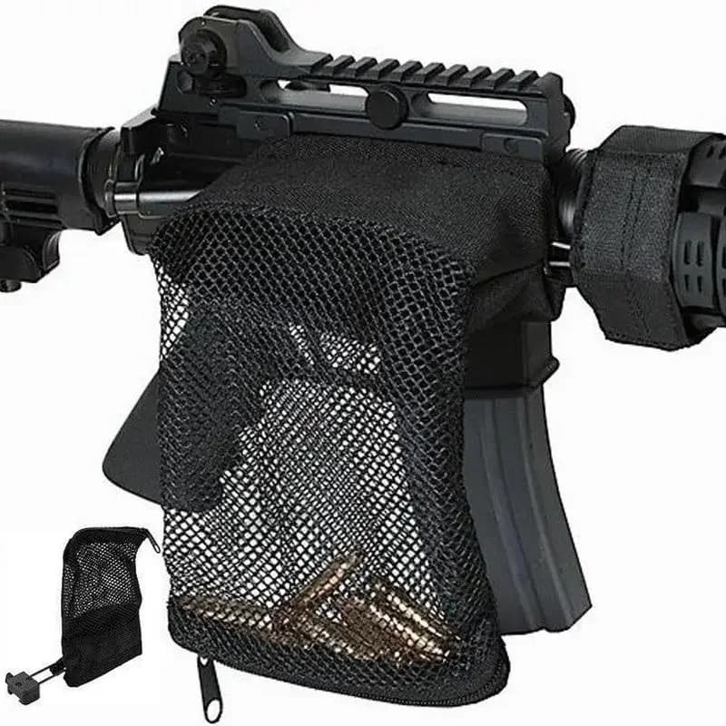 DulBrass-Attrape-balle de fusil AR 15, piège rond en maille, sac de chargeur de munitions, accessoires de chasse