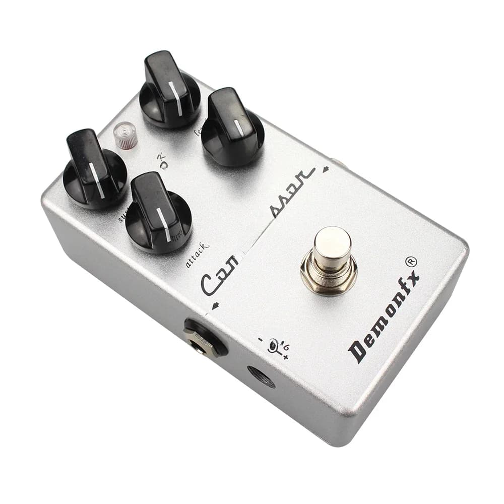 Pédale d'effet de guitare Demonfx CK (C4) de haute qualité, compresseur, contrôle à 4 boutons pour l'ingénierie sonore et la production musicale