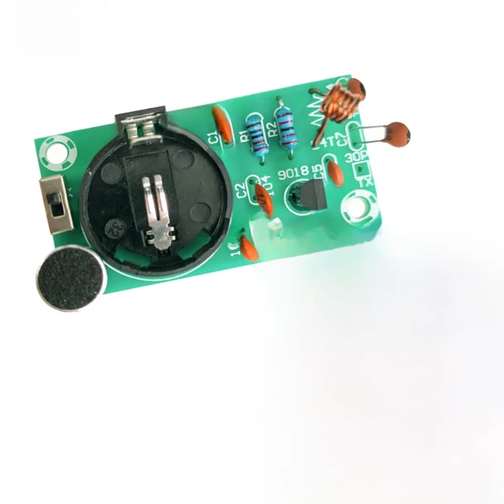 Kit de soudure radio FM avec microphone, kit électronique bricolage, modulation morte, carte récepteur sans fil, 88-108 MHz