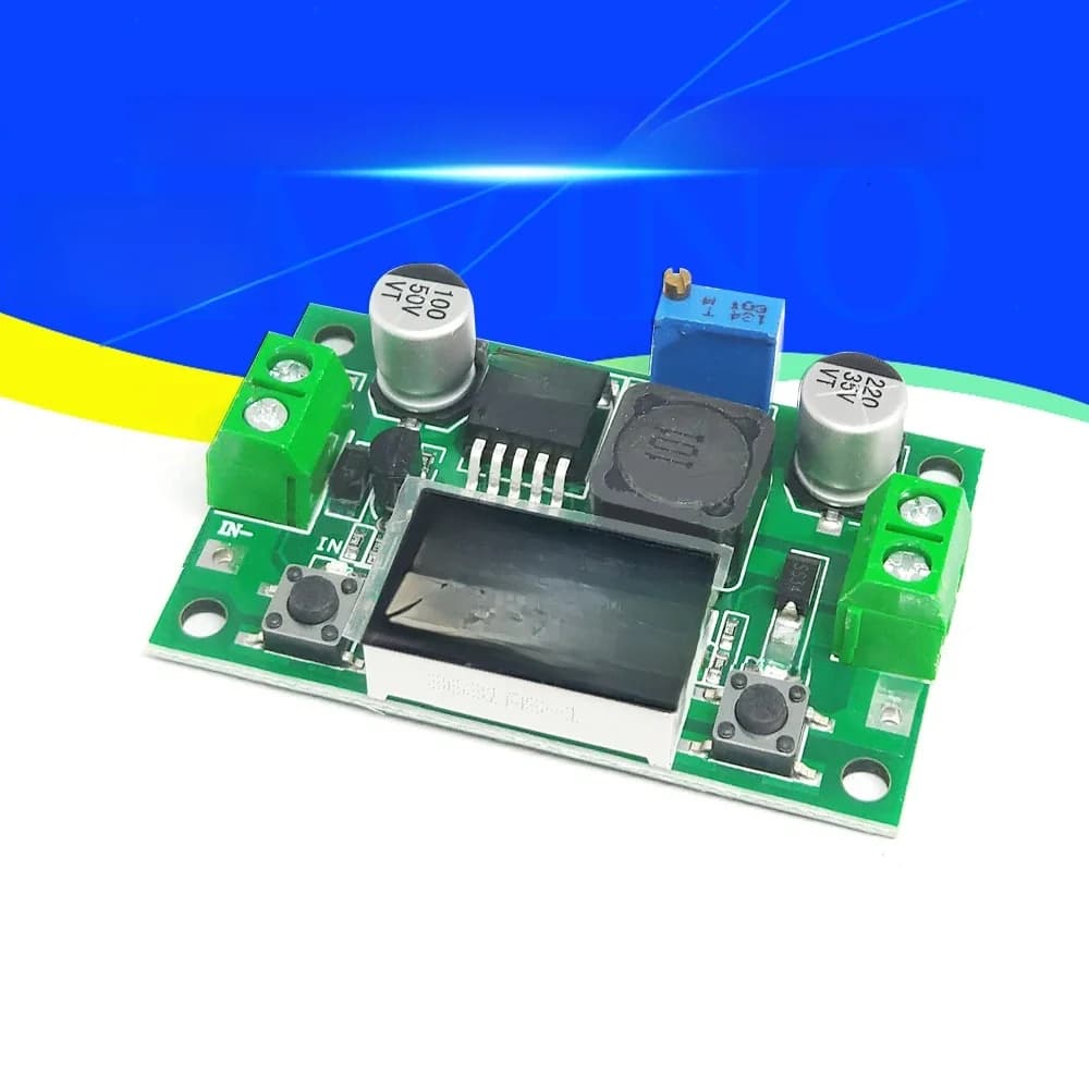 Module abaisseur Buck DC-DC LM2596S DC/DC 4.0 ~ 40V à 1.25-37V, régulateur de tension réglable avec voltmètre LED Javino