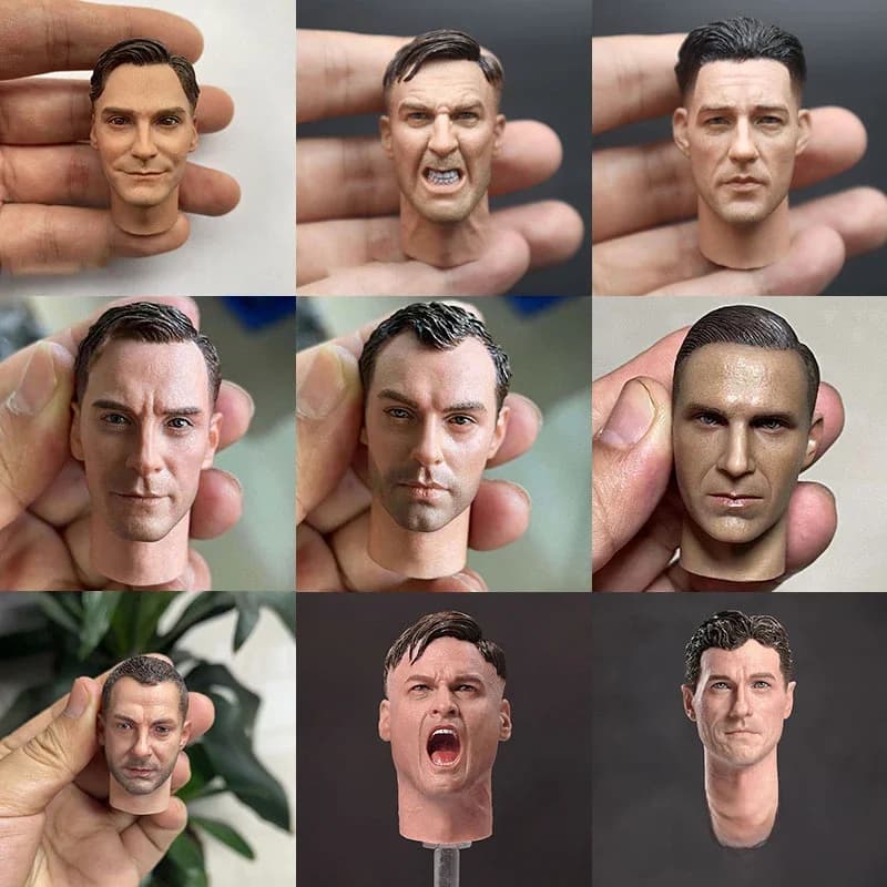 Figurine de soldat masculin à l'échelle 1/6, Vasily Lebin Peiper Miller Egon Laina, modèle sculpté, adapté aux poupées de 12 pouces