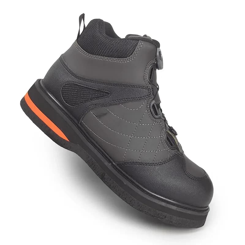 Chaussures de pataugeoire de pêche, semelles en feutre antidérapantes, clous ou non en amont, chasse en rivière, randonnée, bottes de pêche en roche pour cuissardes de pêche