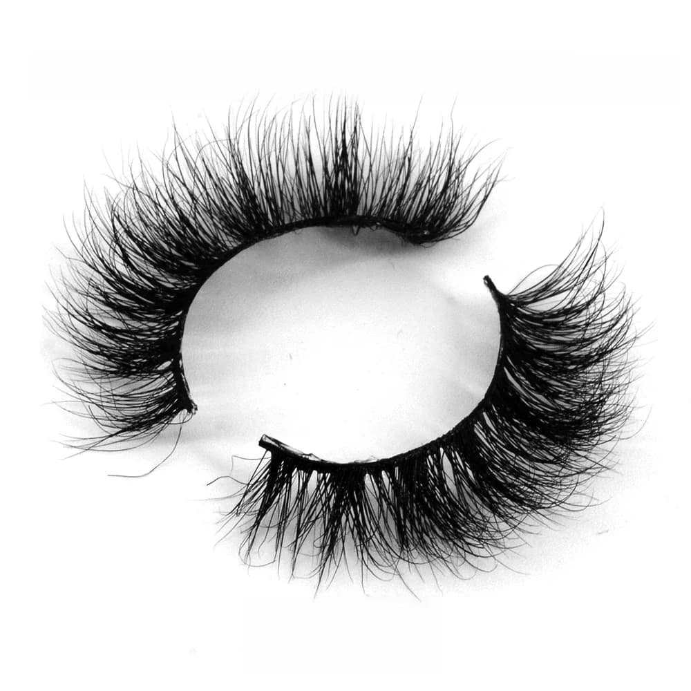 Livraison directe en gros naturel vaporeux 3d vison faux cils maquillage vison faux cils avec bande souple maquillage pour les femmes