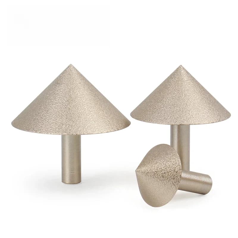 Foret à chanfreiner diamanté brasé sous vide Versery 20-60 mm à 90 degrés pour carrelage, marbre, granit, quartz et pierre