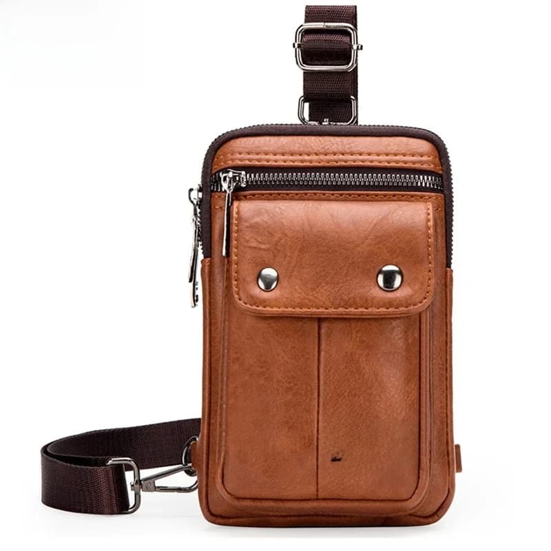 JEEP BULUO petit sac à bandoulière multifonction marque hommes sac à bandoulière jambes taille sac pour homme nouvelle mode décontracté Cool Mini