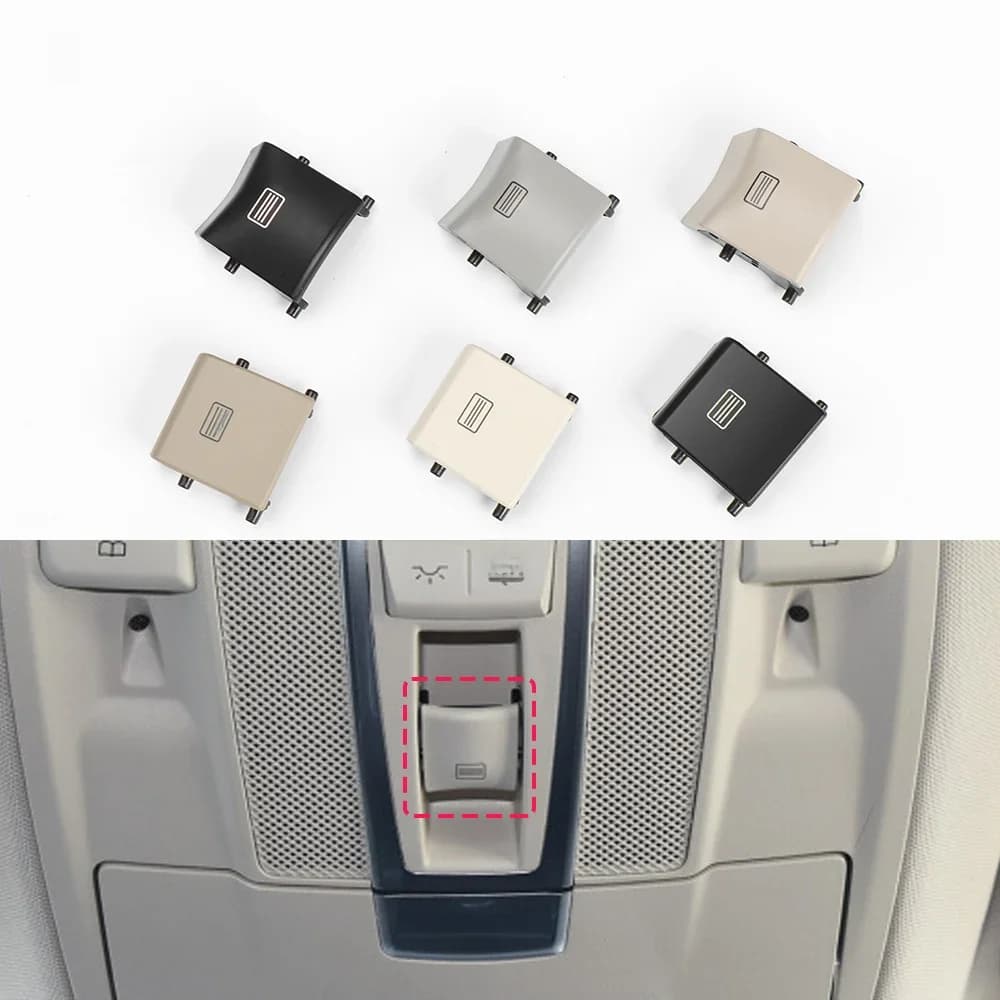 Couvercle de bouton de commutation de fenêtre de toit ouvrant de voiture en plastique, plafonnier intérieur, Mercedes W166 W292 W463 Benz ML GLE GLS