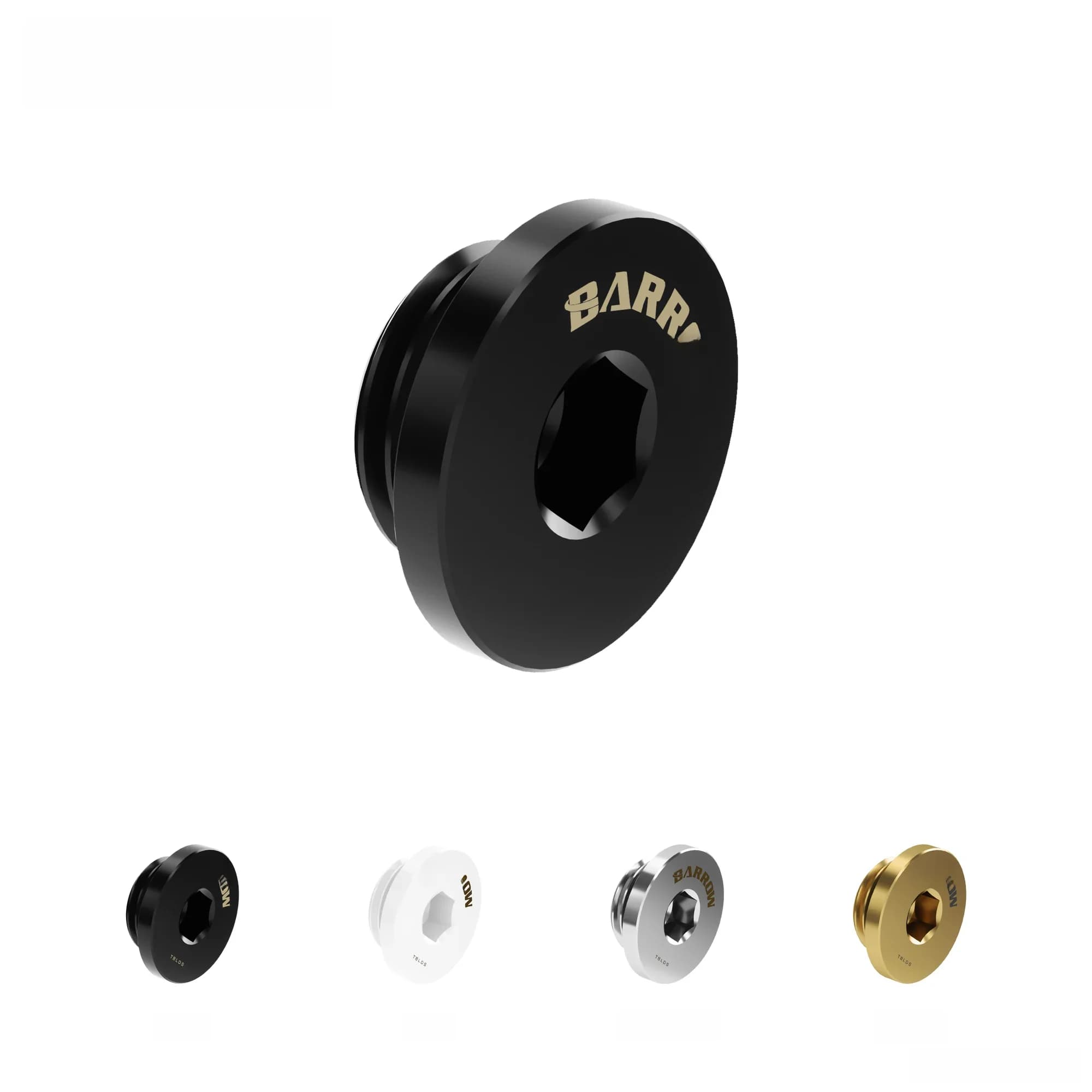 Barrow PC – bouchon d'arrêt pour refroidissement à eau, adaptateur G1/4, noir/argent/blanc/or, refroidisseur à eau à torsion manuelle TBLDS