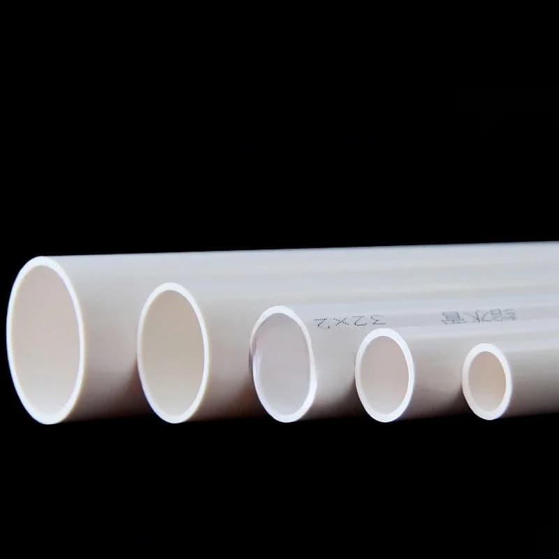 Tuyau en PVC blanc O.D 20 ~ 32mm, 1 pièce, Tube d'aquarium, cadre de plantation hydroponique, tuyau expérimental, raccords de jardin de 50CM de Long