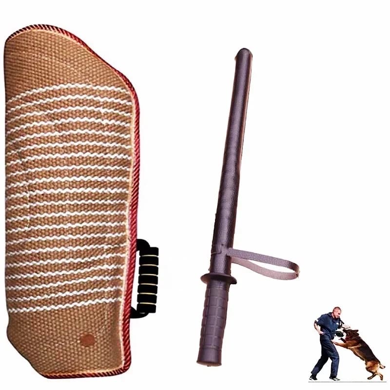 Manchons de morsure de chien épais en Jute, bâton de morsure, chien de garde, fournitures d'entraînement pour chien de Police, produits pour animaux de compagnie, berger allemand, Malinois belge