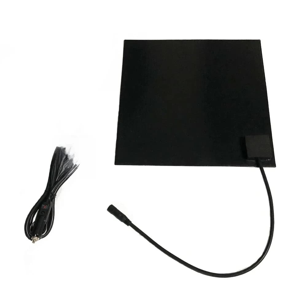 Coussin chauffant en silicone pour aliments chauds, livraison de sacs de pizza, 300x300mm, 12V, 100W