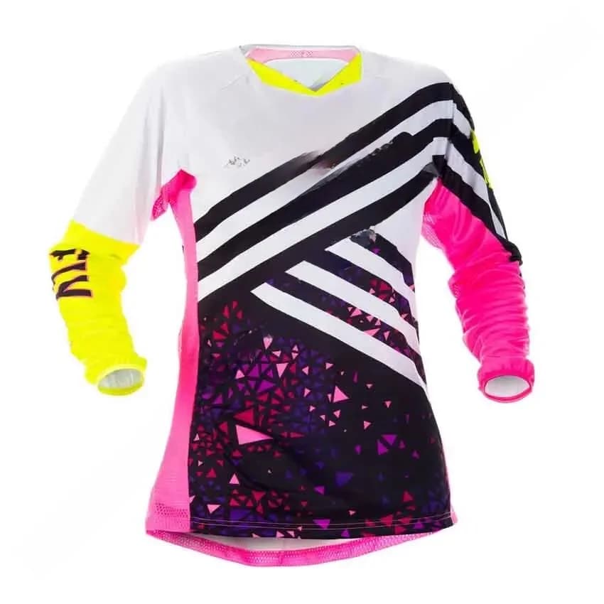 Maillot de motocross pour femmes, nouvelle équipe, Enduo, hors route, vtt, bmx, mx, dh, vitesse, descente, cyclisme, 2021