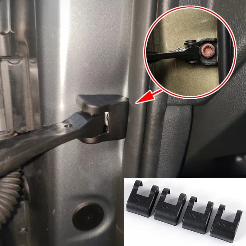 Protecteur de butée de serrure de porte de voiture, autocollant de couverture pour AUDI A3, 8V, 8P, A4, B8, A5, S5, Horizon C6, A7, Q3, Q5, Q7, TT, accessoires de sangle de contrôle de porte, 4x