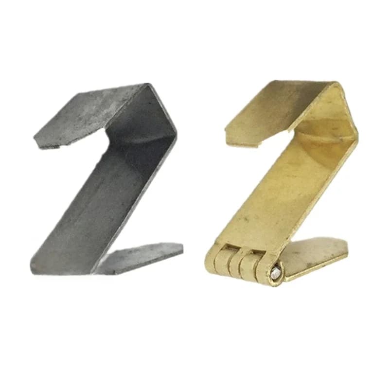 2 pièces Charnière métallique de remplacement universelle pour briquet à gaz, pour roue de meulage Zippo, briquets à essence, pièces intérieures pour réparation DIY