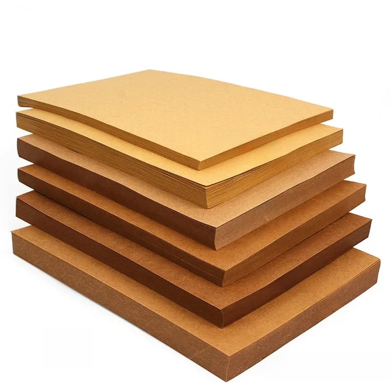 Papier Kraft A4 brun 70 – 200g/m2 10/20/, carton épais pour fabrication de cartes artisanales, bricolage