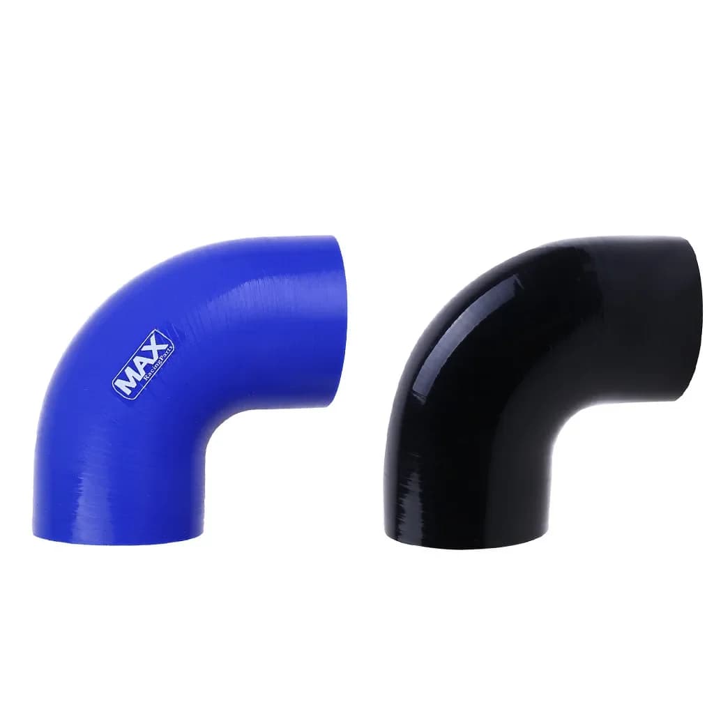 Tuyau en Silicone coude à 90 degrés 50mm 63mm 70mm 76mm 89mm 102mm noir bleu Intercooler tuyau d'admission coude réduire tuyau
