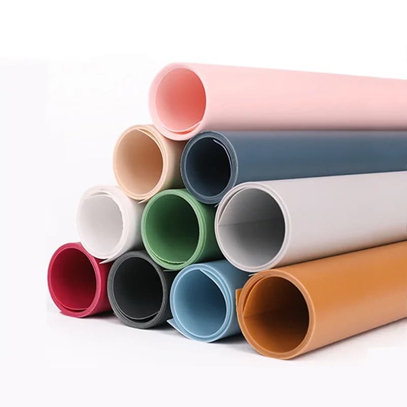 13 couleurs différentes PVC photographie décors Photo Studio Shoot accessoires accessoires mat fond conseil étanche Anti-rides