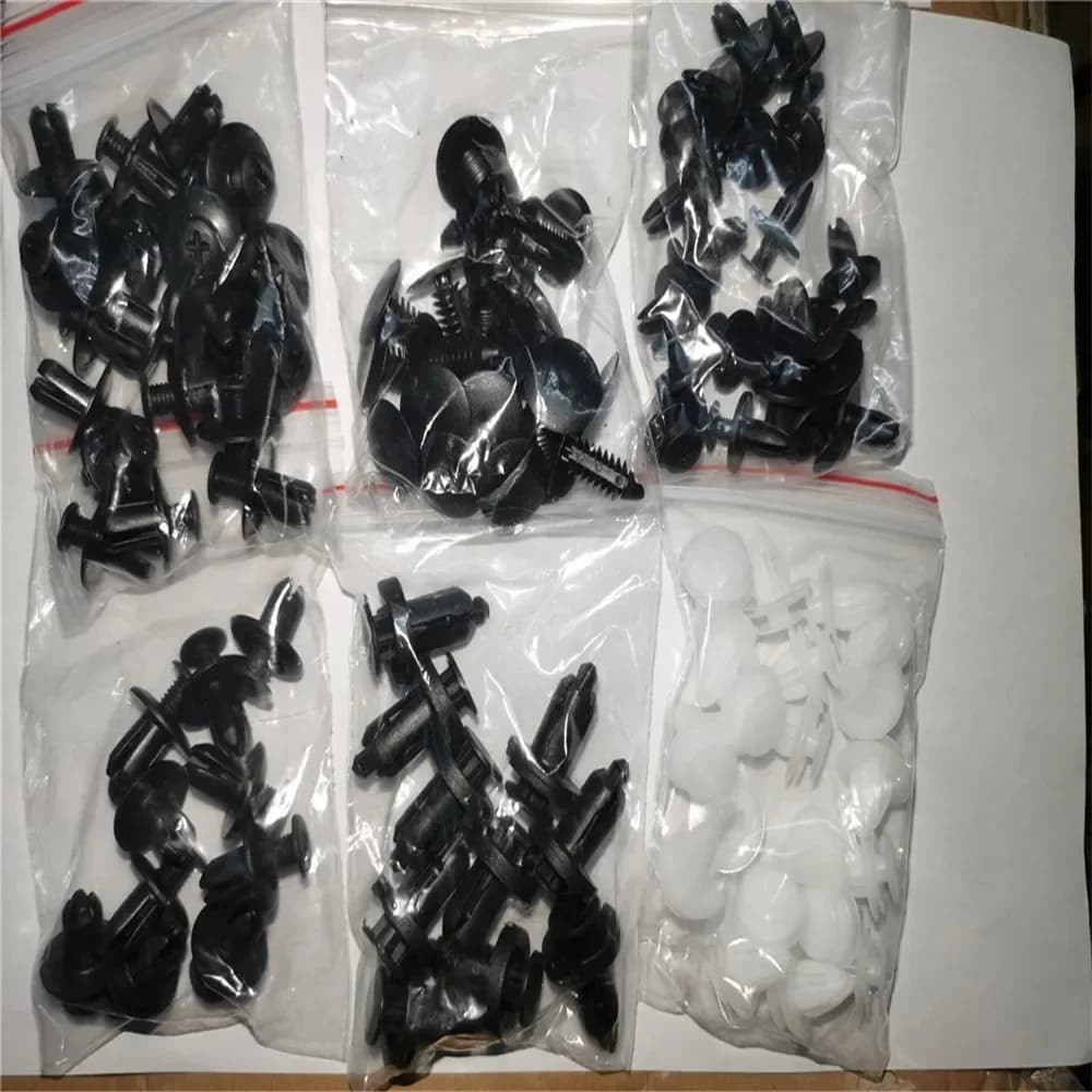 Clip de fixation automatique mixte, 6 tailles, 100 pièces, pour Suzuki Swift SX4 Jimny Ignis Alto samouraï Baleno Grand Vitara