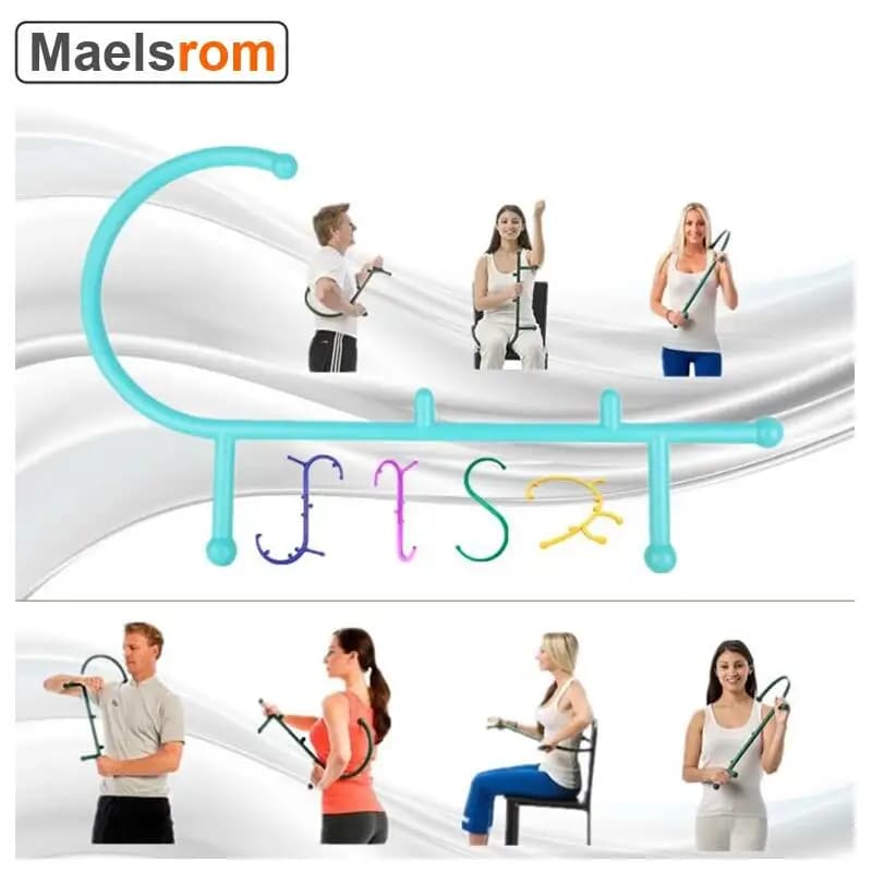 Auto-masseur à pression profonde, point de certes, crochet de anciers, instituts musculaires du corps, canne Thera, outil thérapeutique pour le dos