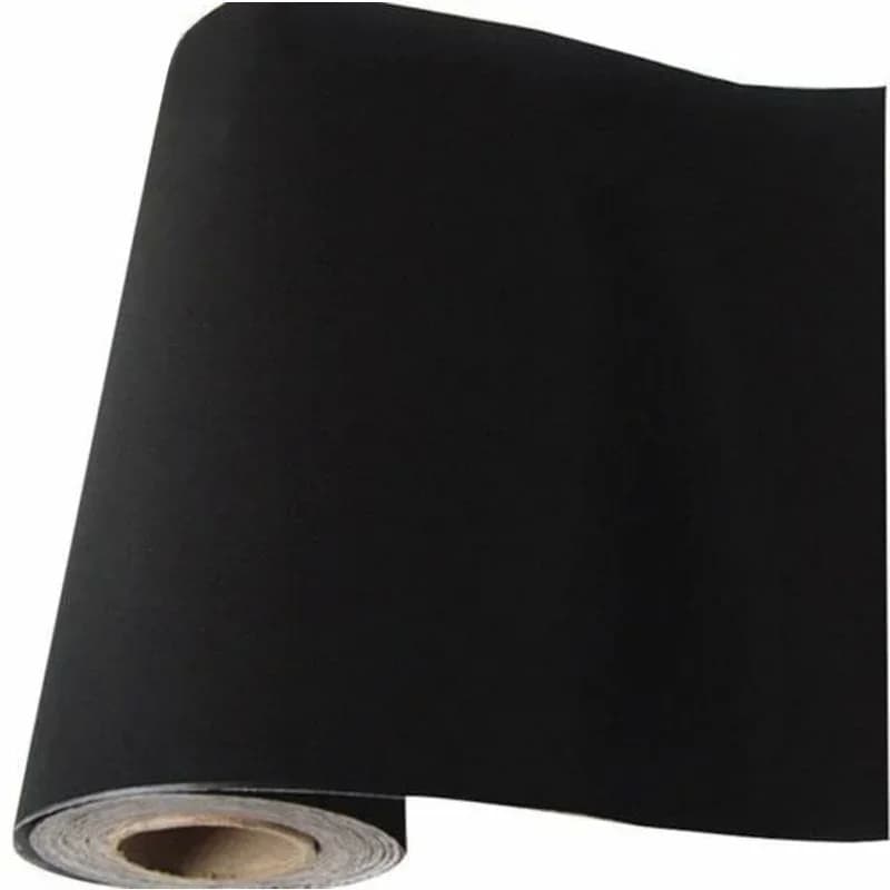 Rouleau de doublure en velours noir auto-adhésif de 45cm de largeur, pour tiroirs à bijoux, décalcomanie floquée, tissu en velours de noël, tissu auto-adhésif