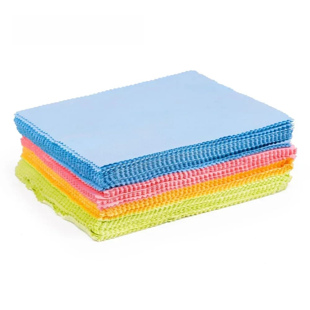 Lingettes de nettoyage pour lunettes en microfibre, 10 pièces, 150x175mm, lingettes de nettoyage pour écran de téléphone, lingettes de nettoyage pour lunettes