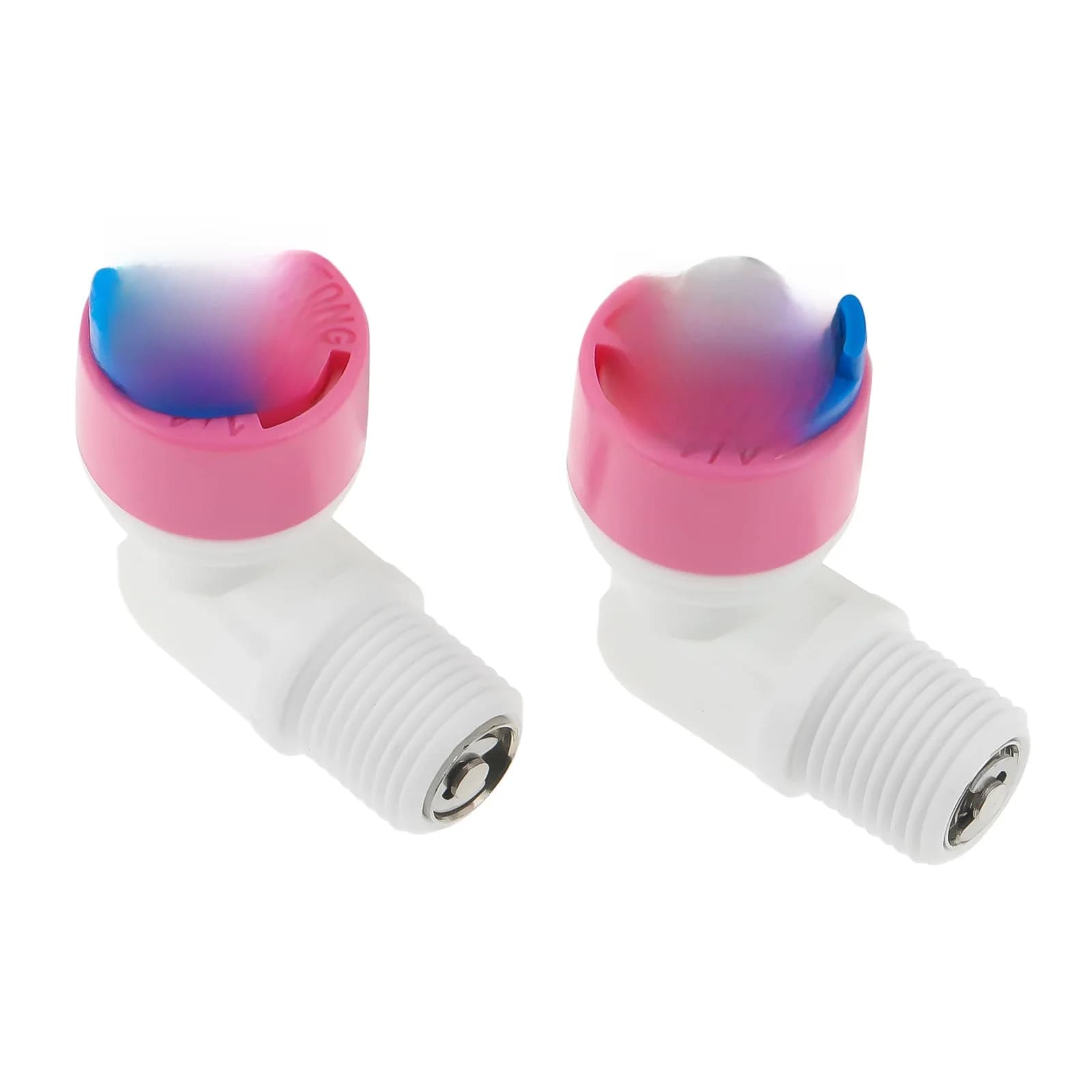 Valve de contrôle coude à eau RO mâle 2x1/4 "OD tuyau 1/8", raccord rapide système d'osmose inverse, connecteur de tuyau en plastique